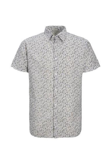 Jack & J S Jprblasummer Print Shirt S/S Ss24 Sn Vit