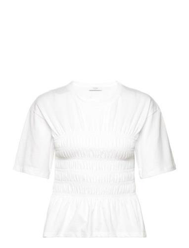 Tee Shirt May Jersey Tops T-shirts & Tops Short-sleeved White ROSEANNA
