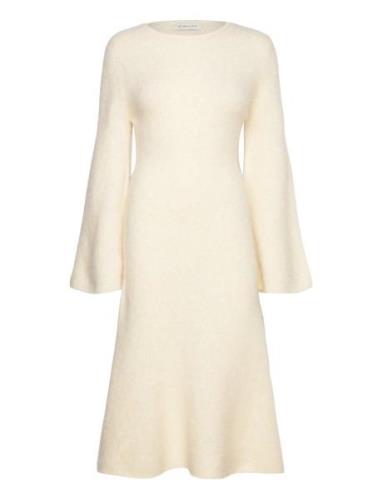 Elora Open Back Alpaca Maxi Dress Designers Knee-length & Midi Cream M...