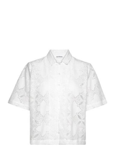 Srclio Shirt Tops Shirts Short-sleeved White Soft Rebels