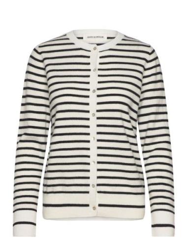 Sofie Schnoor Cissesw Stripe Cardigan Kräm