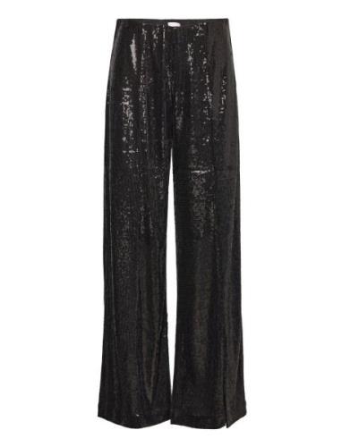 2Nd Edition Soma - Animal Glam Bottoms Trousers Wide Leg Black 2NDDAY