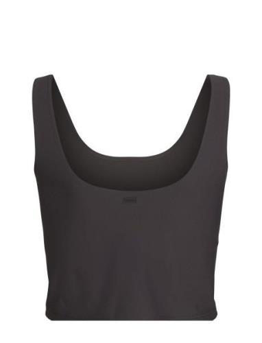 Alice Fitted Top Tops Crop Tops Sleeveless Crop Tops Black Rethinkit