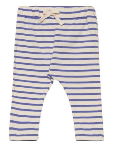 Lindex Trousers Striped Blå