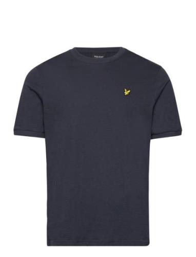 D Gal T-Shirt Tops T-shirts Short-sleeved Navy Lyle & Scott