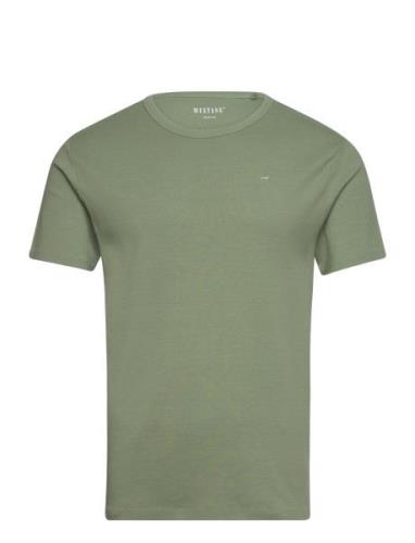 Style Allen Tops T-shirts Short-sleeved Green MUSTANG