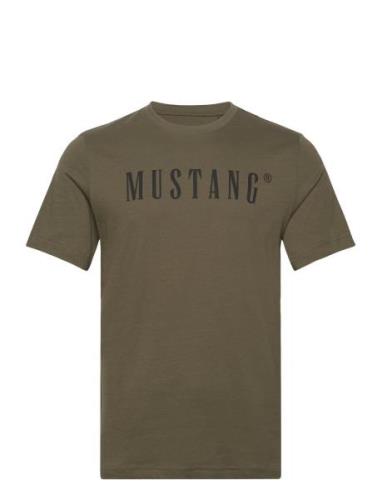 Style Austin Tops T-shirts Short-sleeved Green MUSTANG