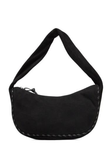 Suede Talia Bag Bags Small Shoulder Bags-crossbody Bags Black Becksönd...