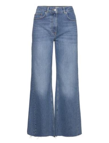 Calla Bottoms Jeans Wide Blue Reiss
