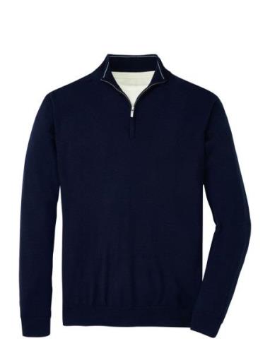 Peter Millar Autumn Crest Quarter-Zip Marinblå