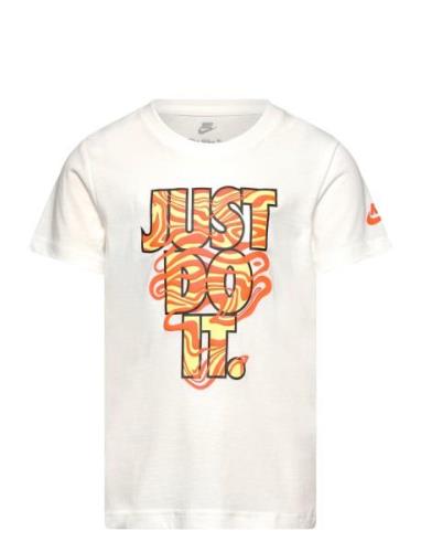 Nkb Jdi Waves Tee / Nkb Jdi Waves Tee Sport T-shirts Short-sleeved Whi...
