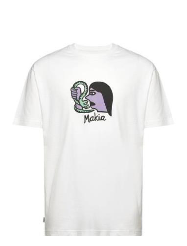 Venom T-Shirt Tops T-shirts Short-sleeved White Makia