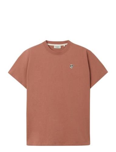 Emilio Tee Tops T-shirts Short-sleeved Brown Pompeii
