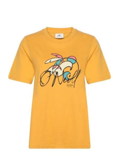 Luano Graphic T-Shirt Sport T-shirts & Tops Short-sleeved Yellow O'nei...