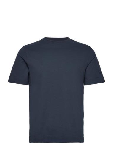 Mmgharvey O-Ss Tee Tops T-shirts Short-sleeved Navy Mos Mosh Gallery
