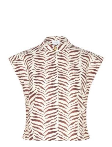 Dante6 D6Jarou Printed Top Brun