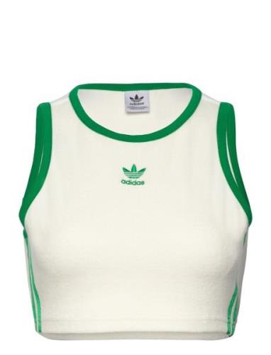 Adidas Originals Terry Crop Tank Vit