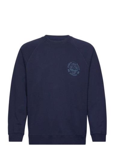 Edwin Music Channel Sweat - Maritime Blue Designers Sweat-shirts & Hoo...