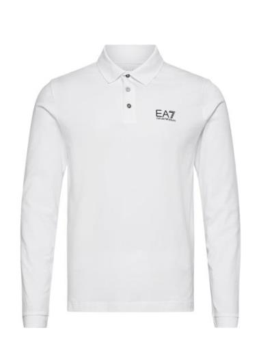 Jerseywear Tops Polos Long-sleeved White EA7