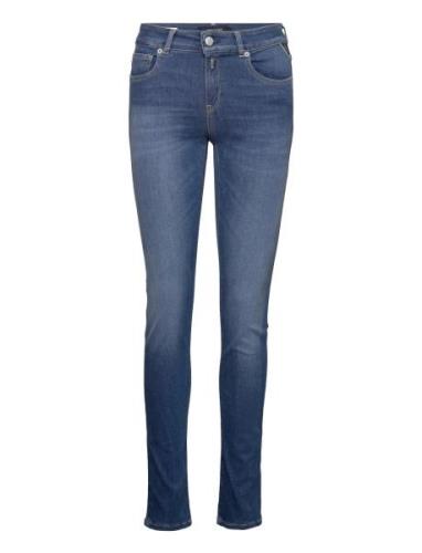 Faaby Trousers Recycled 360 Hyperflex Bottoms Jeans Slim Blue Replay