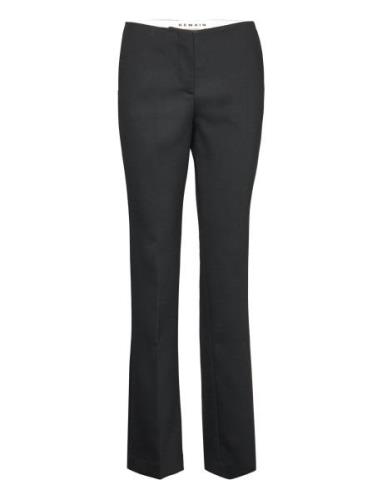 Heavy Suiting Bootcut Pants Bottoms Trousers Slim Fit Trousers Black R...