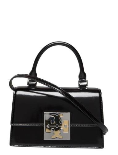 Tory Burch Bon Bon Spazzolato Mini Top-Handle Bag Svart