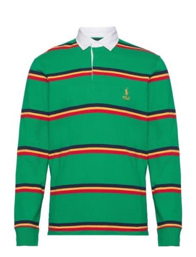 Classic Fit Jersey Rugby Shirt Tops Polos Long-sleeved Green Polo Ralp...