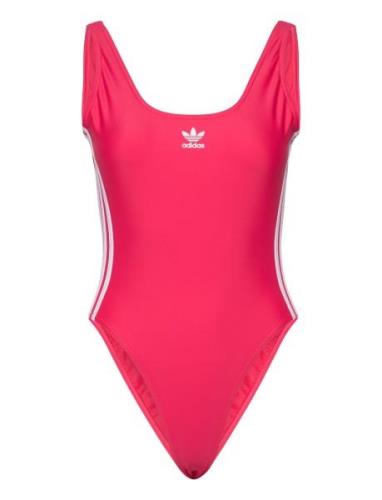 Adicol 3S Suit Sport Swimsuits Red Adidas Performance