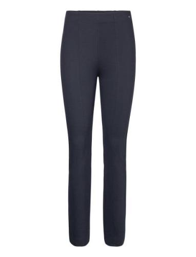 Elevated Slim Knitted Pant Bottoms Trousers Slim Fit Trousers Navy Tom...