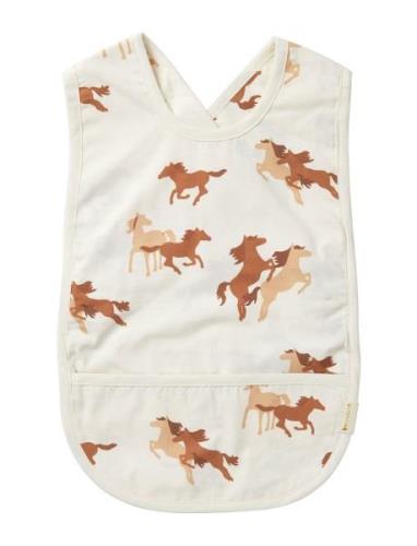 Fabelab Cross Back Bib - Wild At Heart Kräm