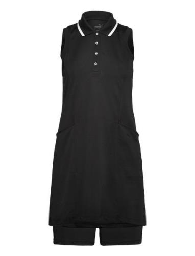 W Everyday Pique Dress Sport Short Dress Black PUMA Golf