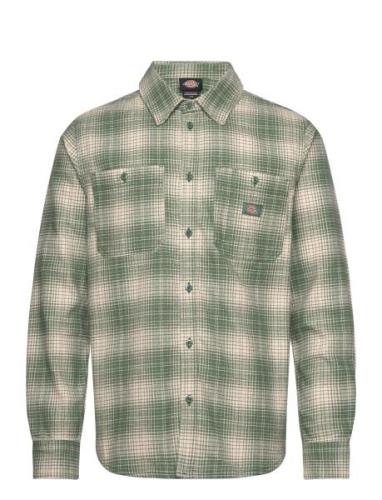 Evansville Ls Designers Shirts Casual Green Dickies