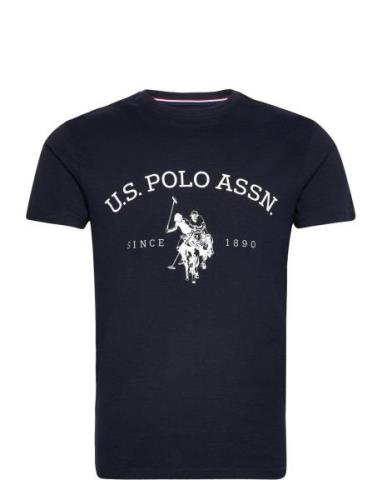 Uspa T-Shirt Archibald Men Tops T-shirts Short-sleeved Navy U.S. Polo ...