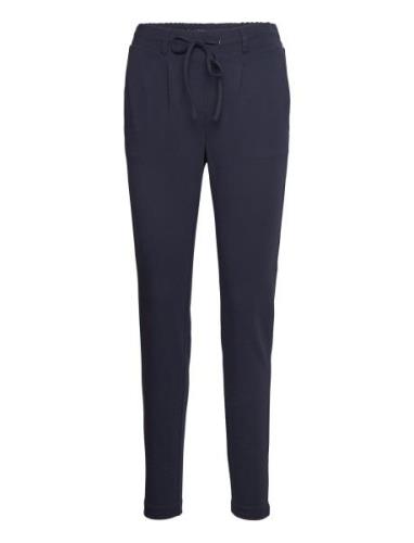 Tom Tailor Jersey Loose Fit Pants Ankle Blå