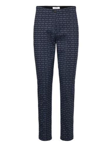 Pant Leisure Cropped Bottoms Trousers Straight Leg Blue Gerry Weber Ed...