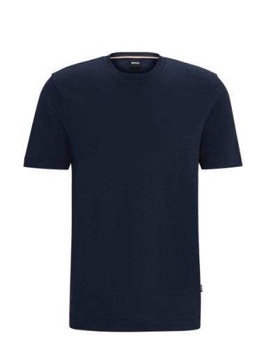 Thompson 02 Tops T-shirts Short-sleeved Navy BOSS