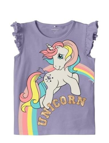 Name It Nmfmalla Mlp Ss Top Cplg Lila