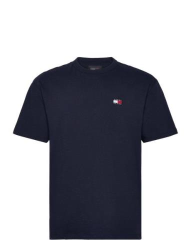 Tjm Reg Badge Tee Ext Tops T-shirts Short-sleeved Navy Tommy Jeans