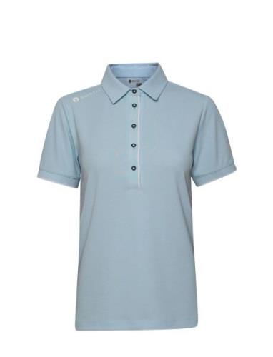 Ladies Classic Polo Sport T-shirts & Tops Polos Blue BACKTEE