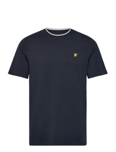 Lyle & Scott Tipped T-Shirt Marinblå