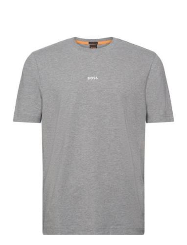Tchup Tops T-shirts Short-sleeved Grey BOSS