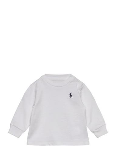 Ralph Lauren Baby Cotton Jersey Long-Sleeve Tee Vit