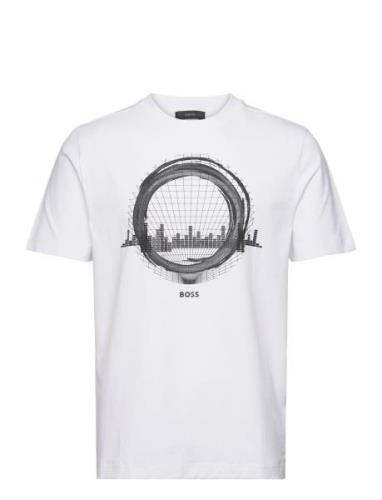 Tee 8 Sport T-shirts Short-sleeved White BOSS