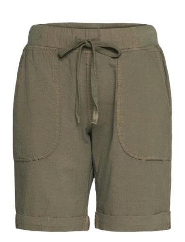 Kanaya Shorts Bottoms Shorts Casual Shorts Khaki Green Kaffe