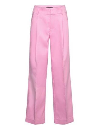 Gina Tricot Low Waist Trousers Rosa