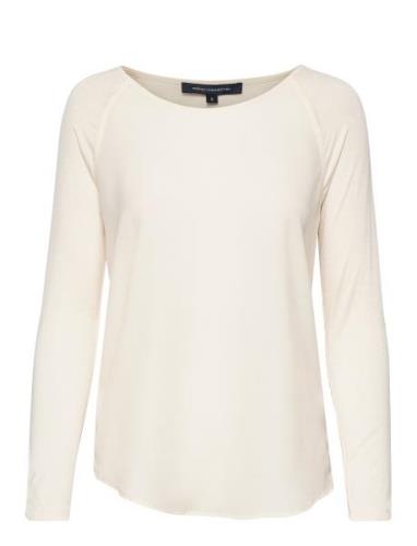Polly Plains Ls Tops T-shirts & Tops Long-sleeved Cream French Connect...