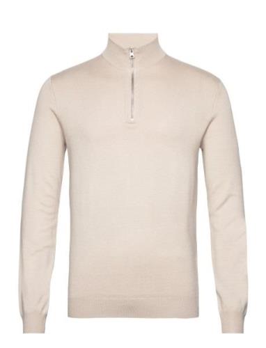 ONLY & SONS Onswyler Life Reg 14 Half Zip Knit Noos Kräm