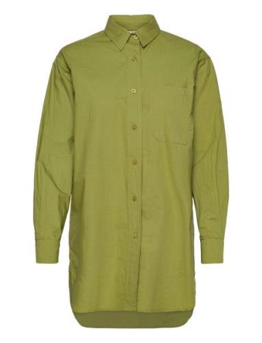 M-Brisa Tops Shirts Long-sleeved Green MbyM