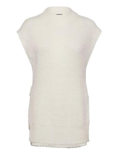 Novali Knitted Vest Vests Knitted Vests White Gina Tricot