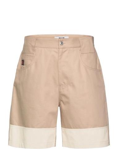 Bermuda/Shorts Bottoms Shorts Casual Beige MSGM